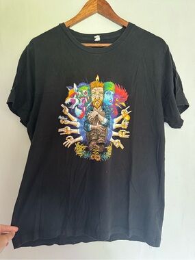 Tyler Childers Black Graphic Crewneck Band Tee Shirt